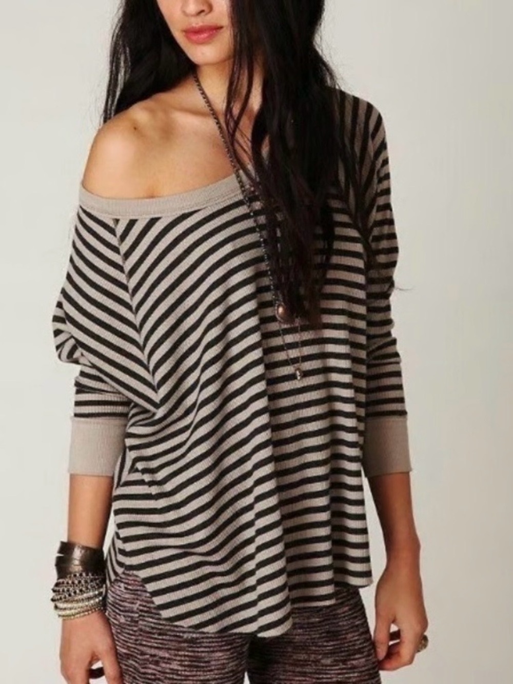 We The Free Love Bug Striped Thermal